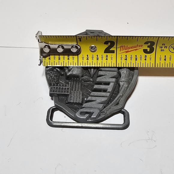 Bowhunting Deer/Buck Western Style Belt Buckle Unbranded 3.25" × 2.5" - Picture 8 of 8